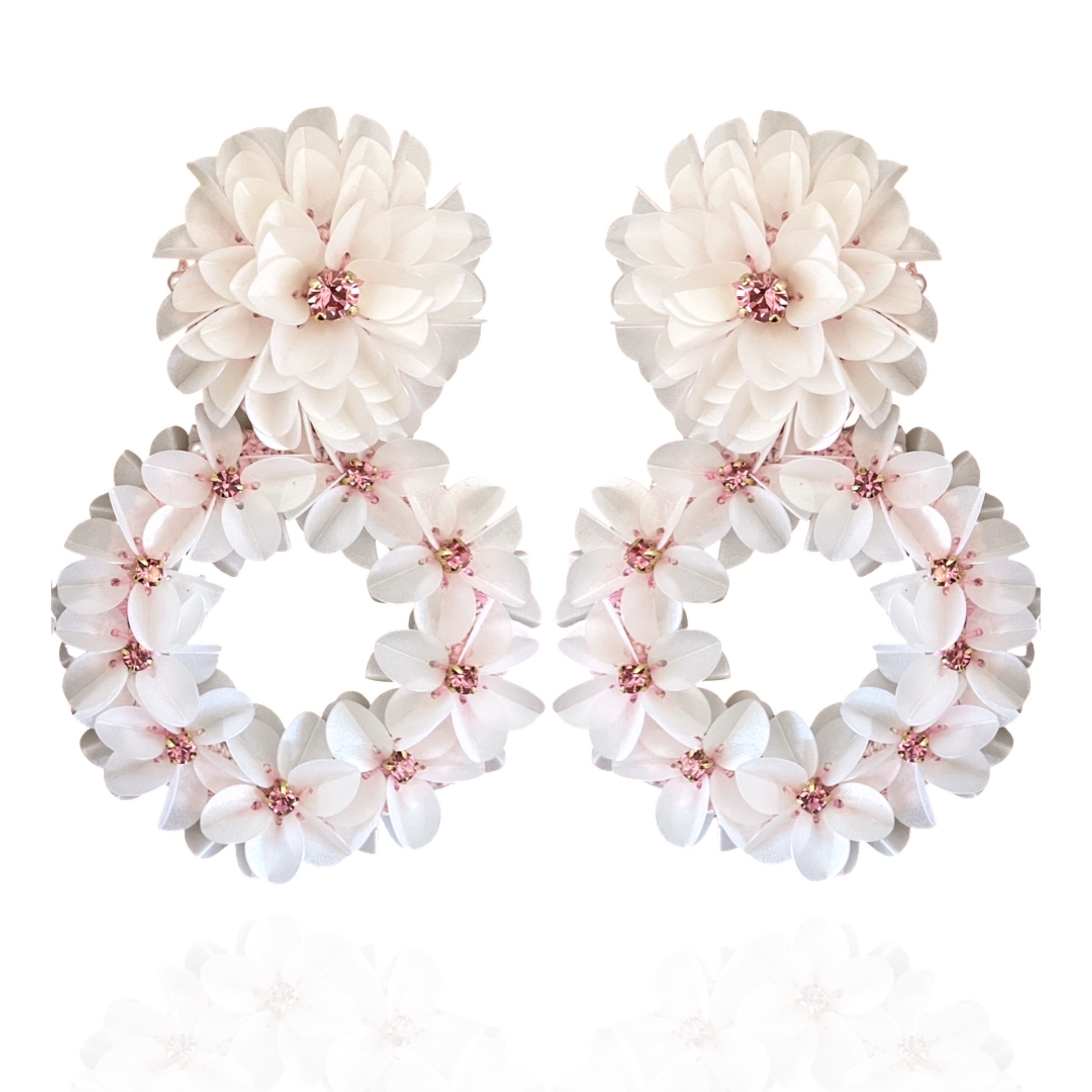 Blush Yasmine Hoops