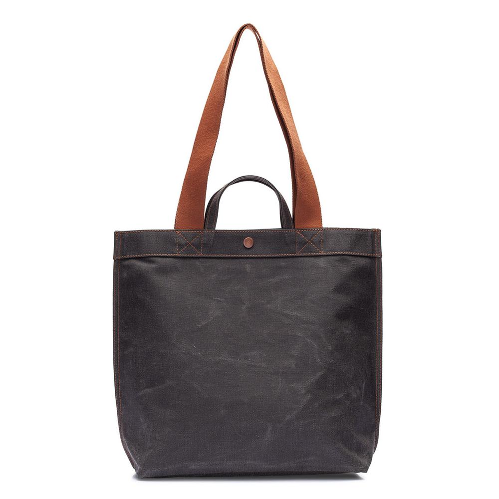 No. 301 Bootcut Tote Black Truffle (Reversible) | Maison Orient