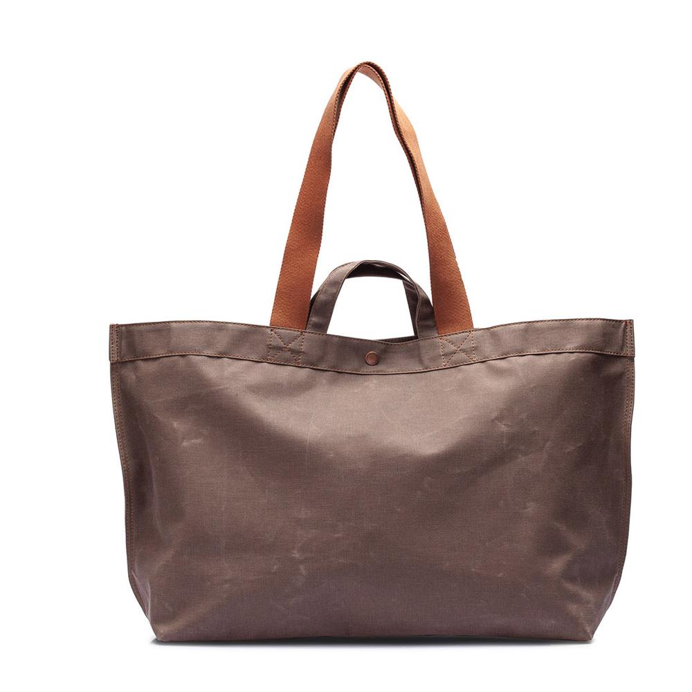 No. 205 Xlarge Tote Tobacco (Reversible) | Maison Orient
