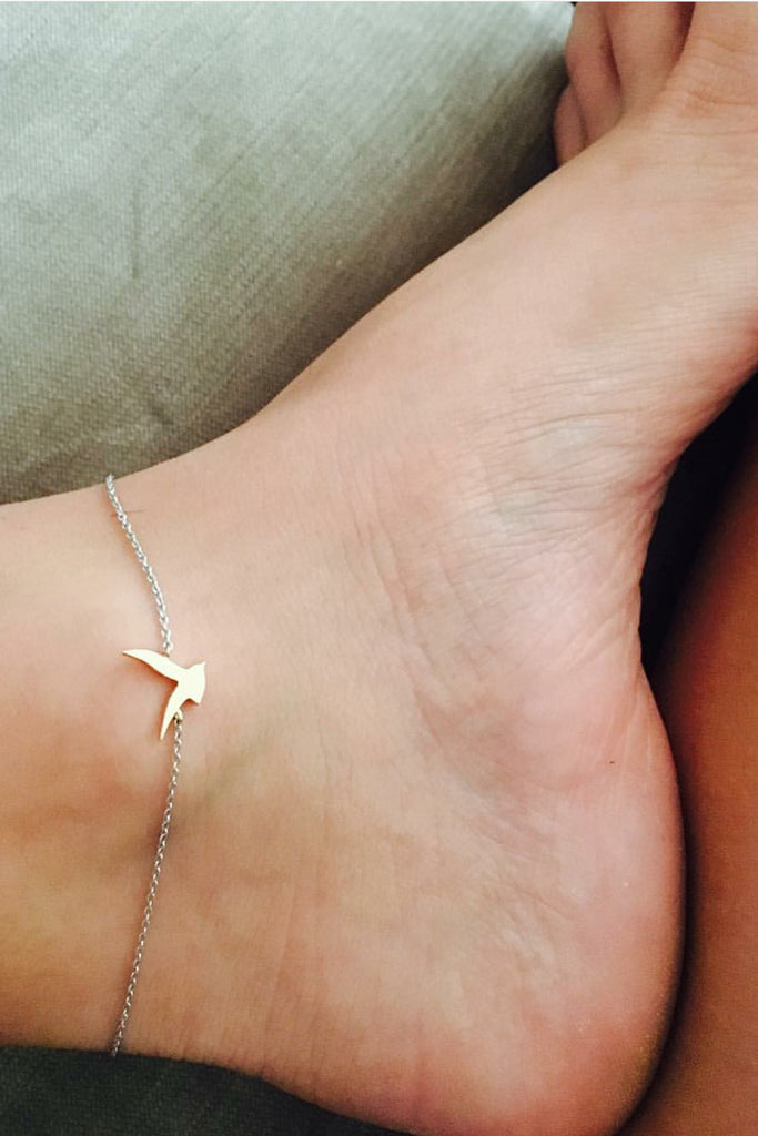 Classic Usfuur Anklet In 18 K Yellow Gold