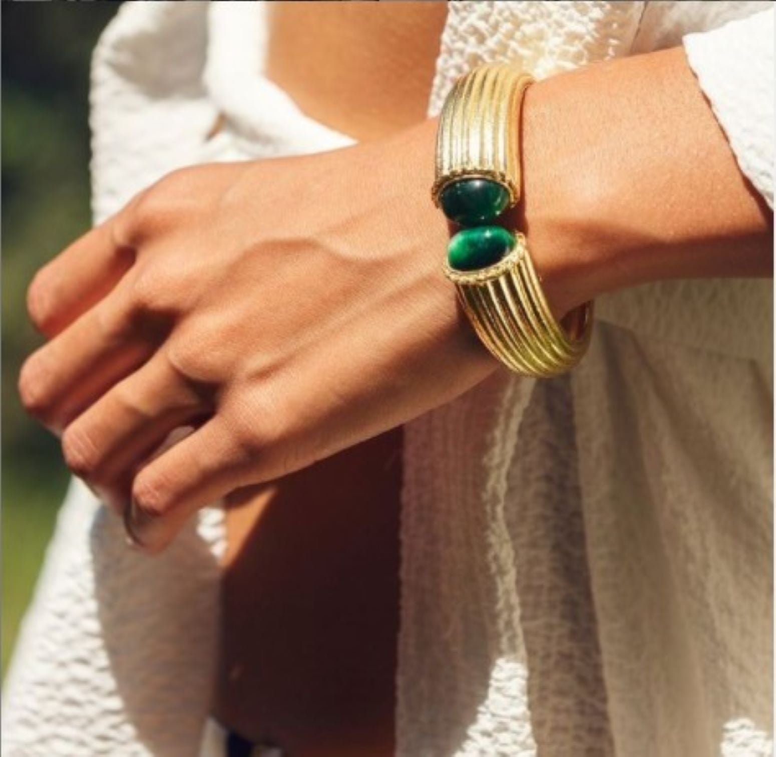 DAPHNE GREEN BRACELET | Maison Orient