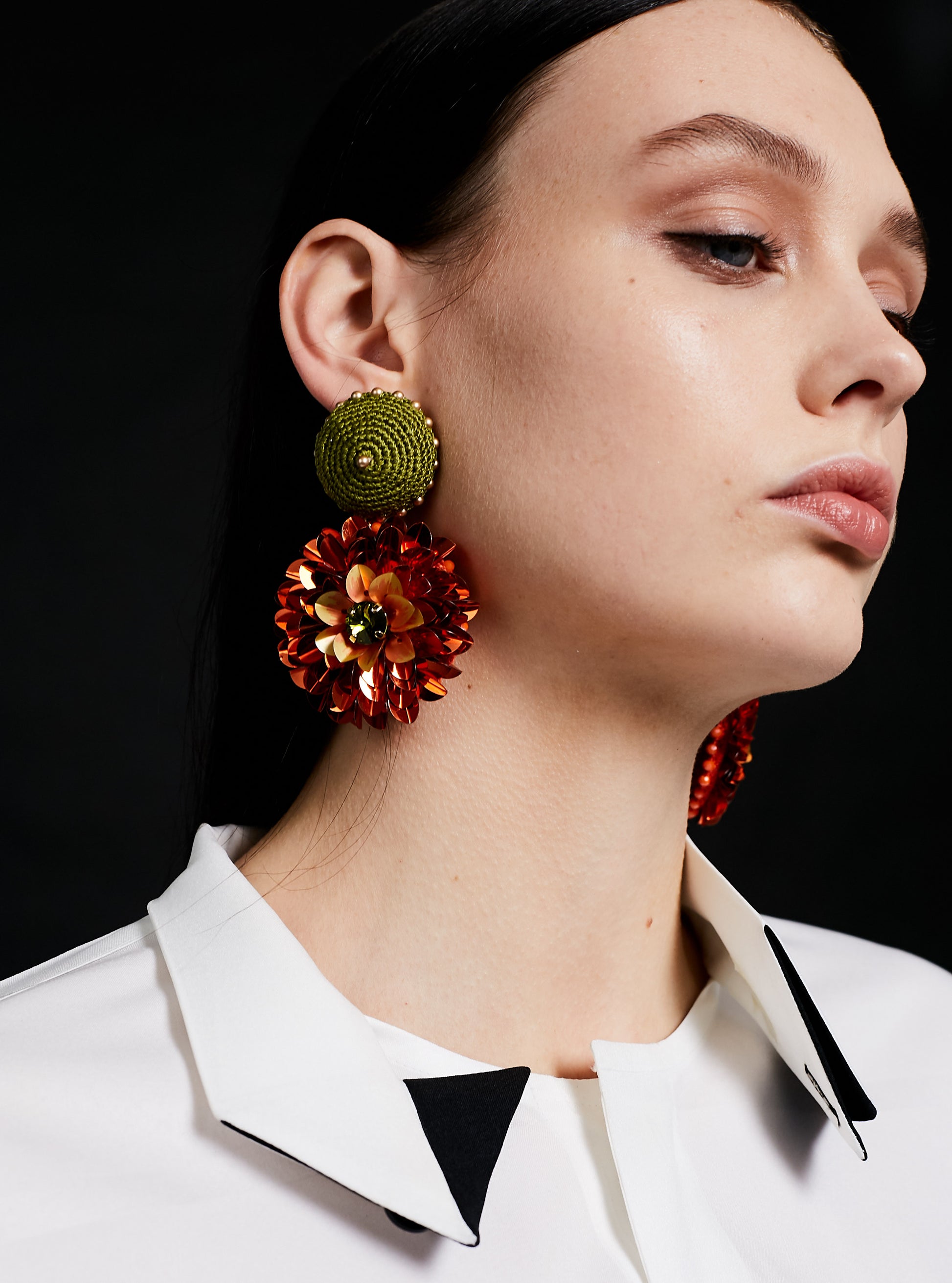 Dahlia Earrings | Maison Orient