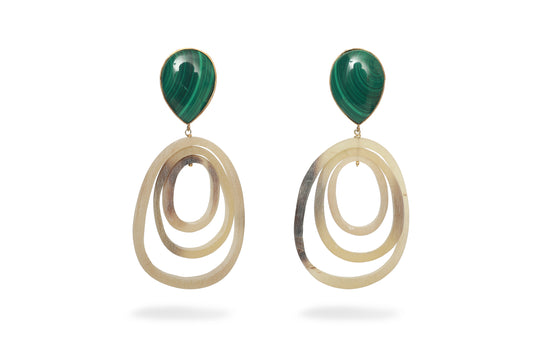 KENYA in Malachite and Buffalo horn