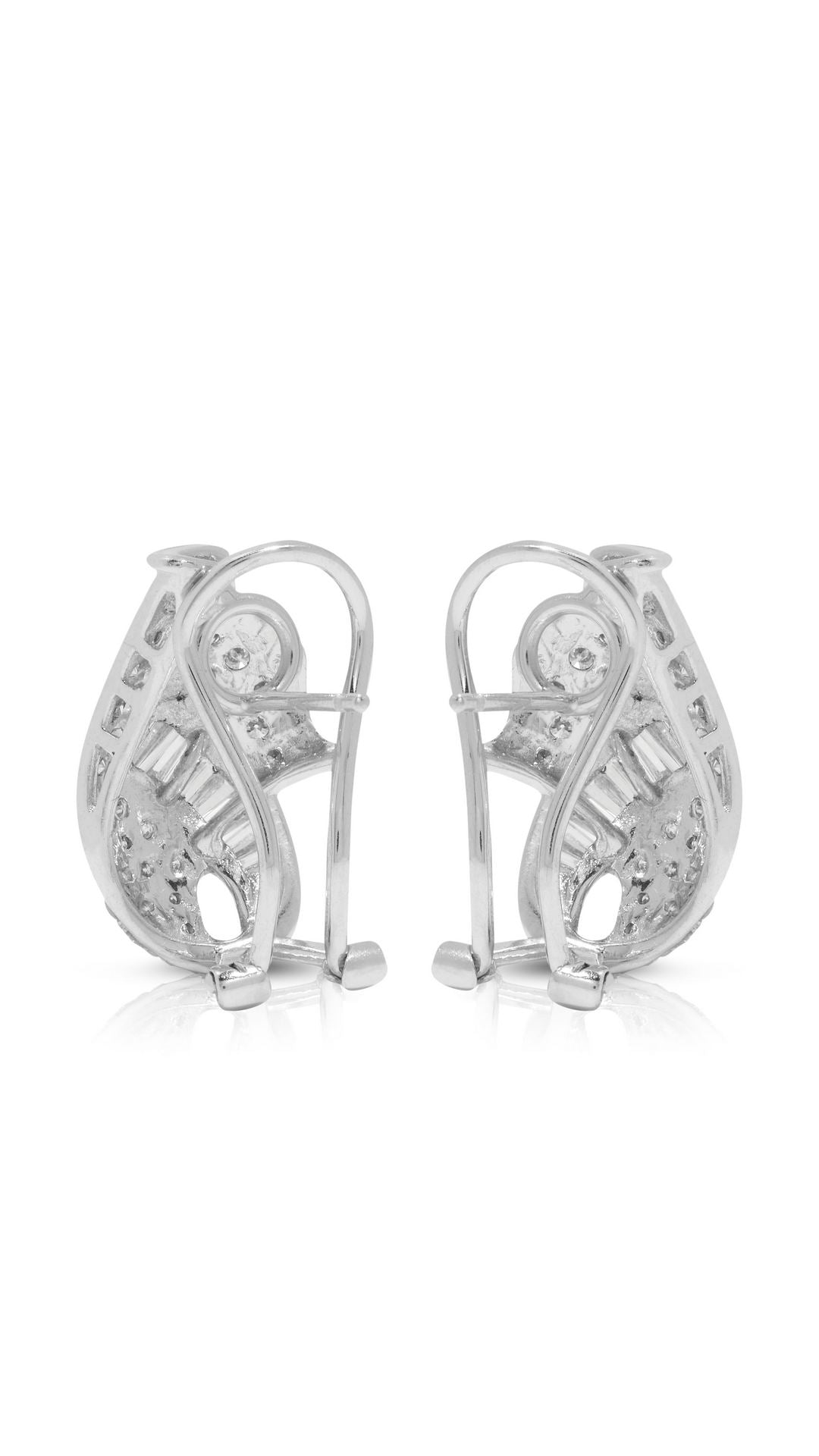 Estate 18K Diamond Earrings | Maison Orient