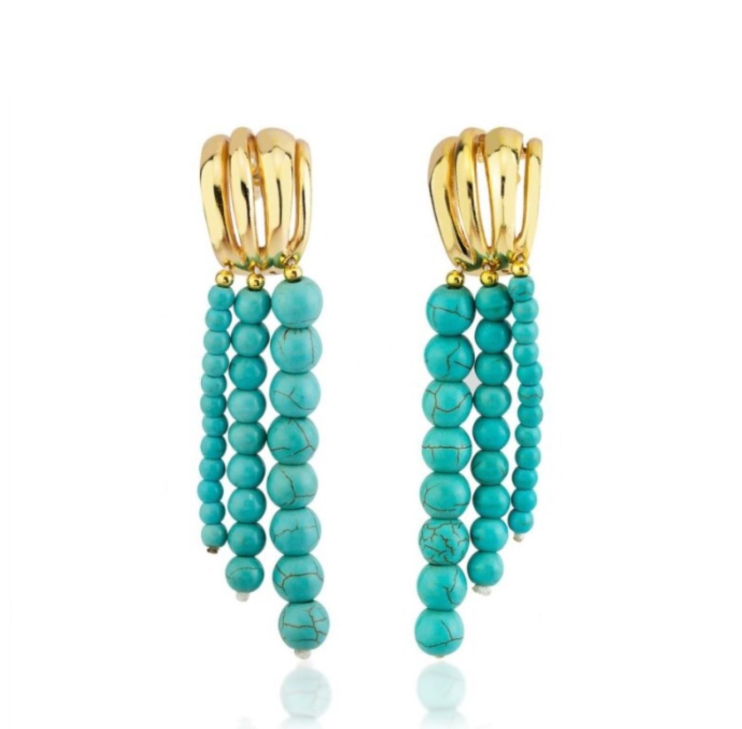 Grape Turquoise Earring