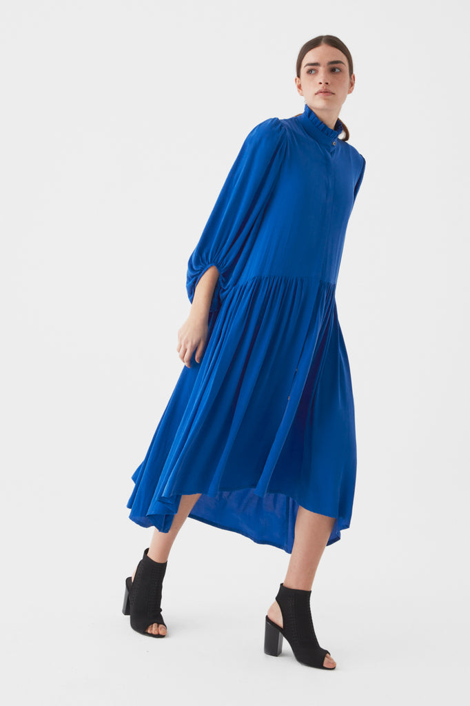 Dress NO 1 Midi - Blue | Maison Orient