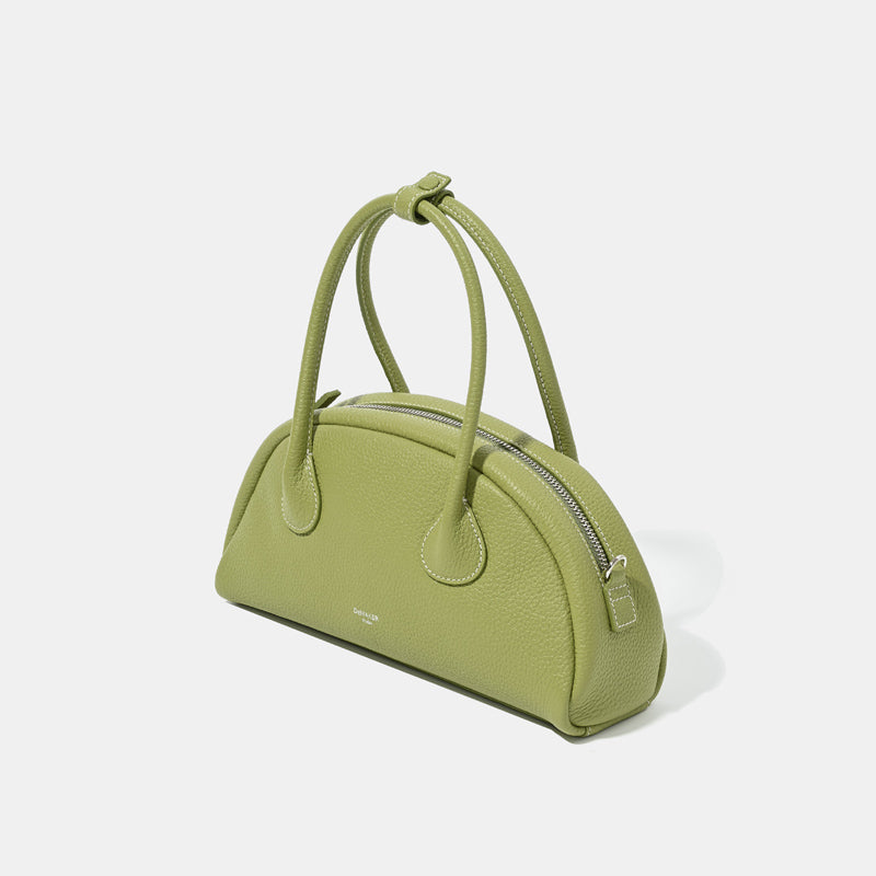 Harper mini shoulder bag-lime | Maison Orient