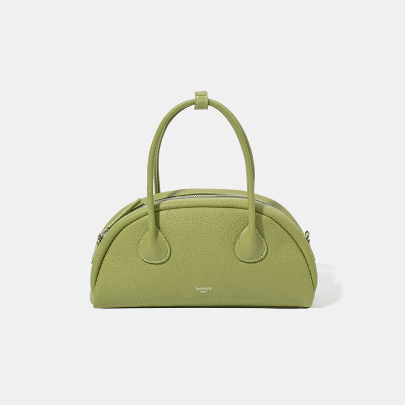 Harper mini shoulder bag-lime | Maison Orient