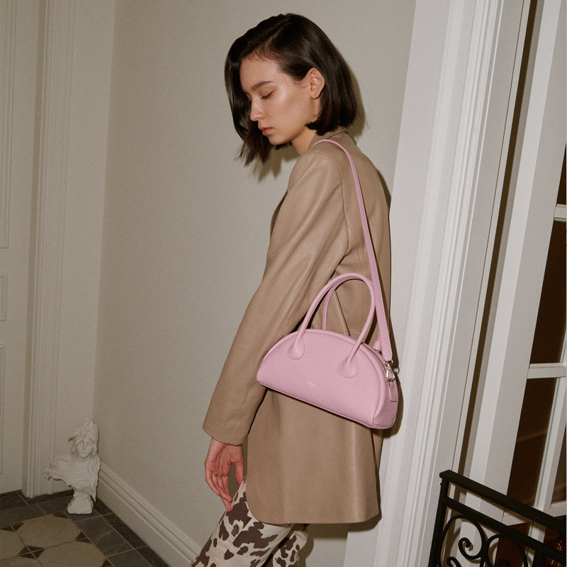 Harper mini shoulder bag-pink | Maison Orient