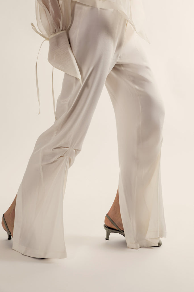 Hestia trousers with drapes | Maison Orient