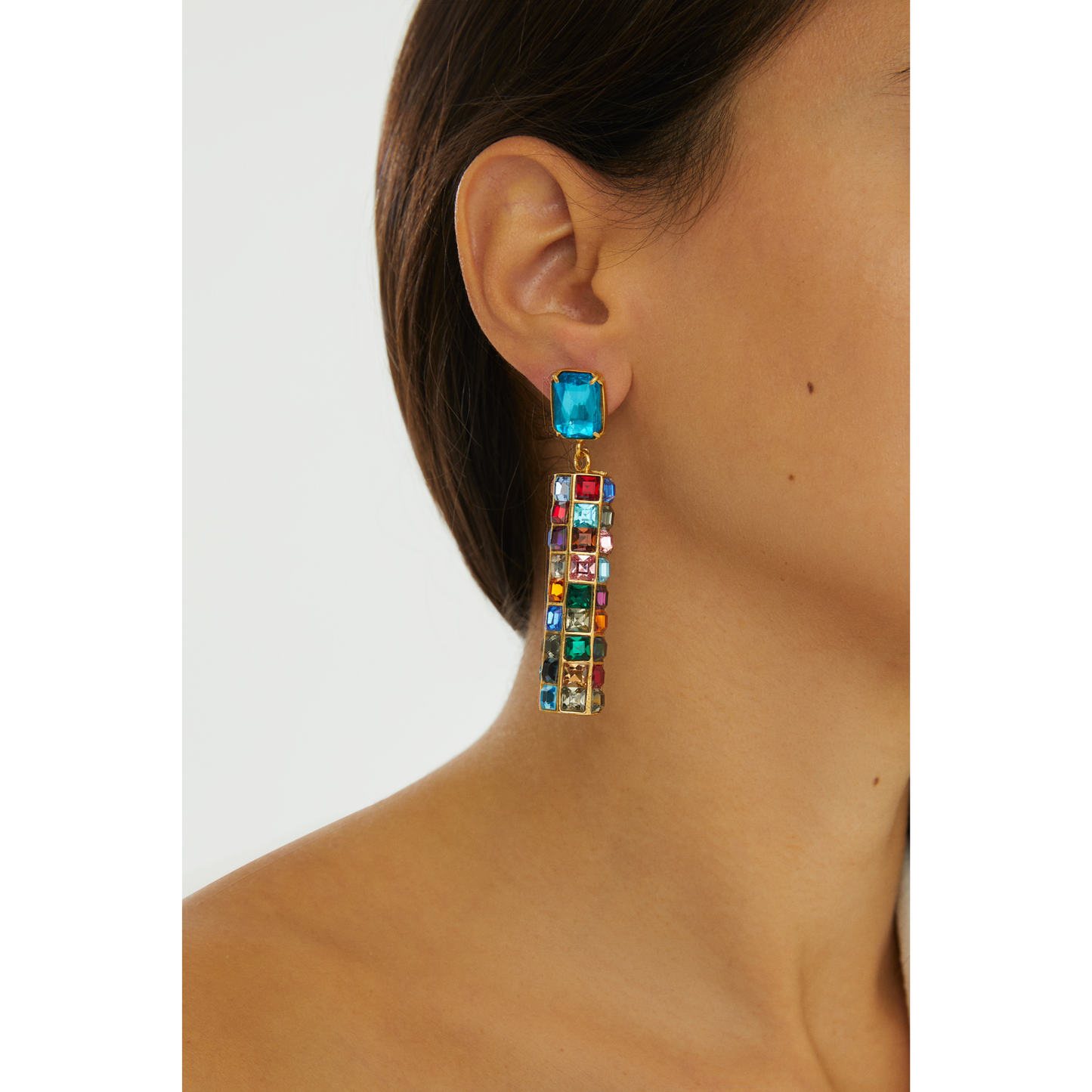 Hypnos Drop Earrings - Deep Blue