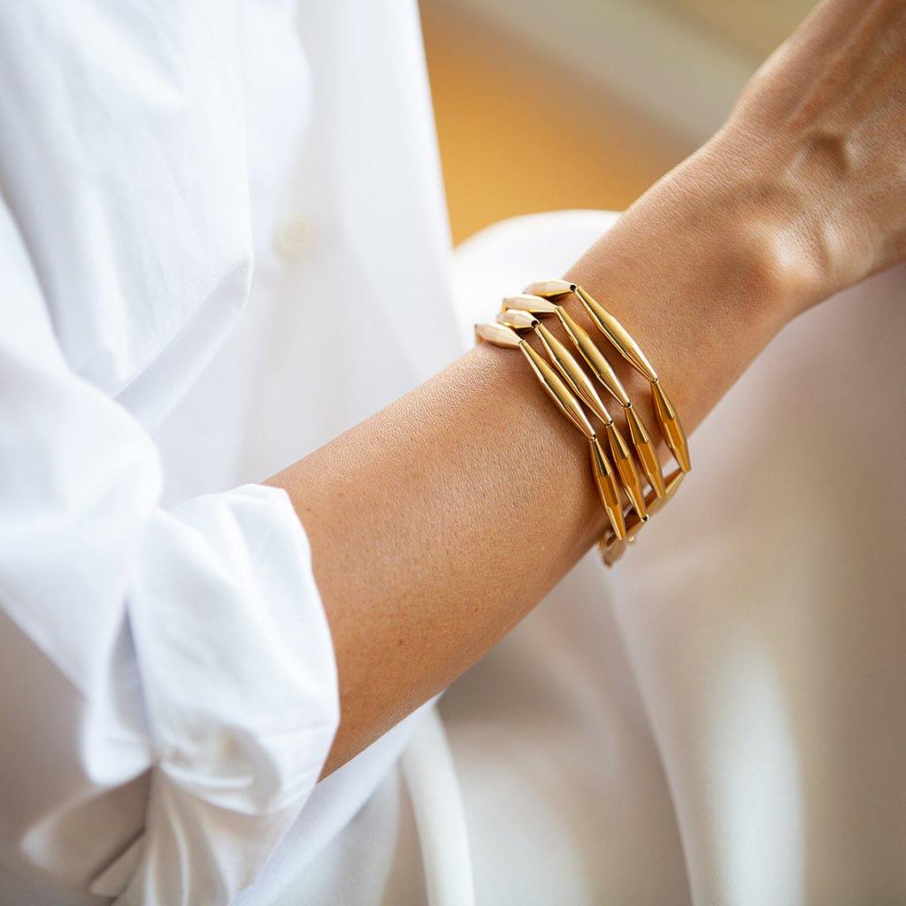 Lumia Maia Multi Chain Bracelet In Gold | Maison Orient