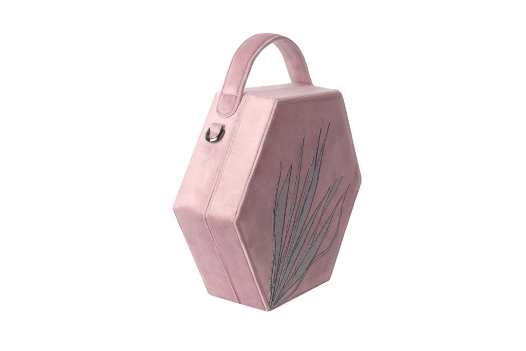 Hexagon Bag - Powder Pink | Maison Orient