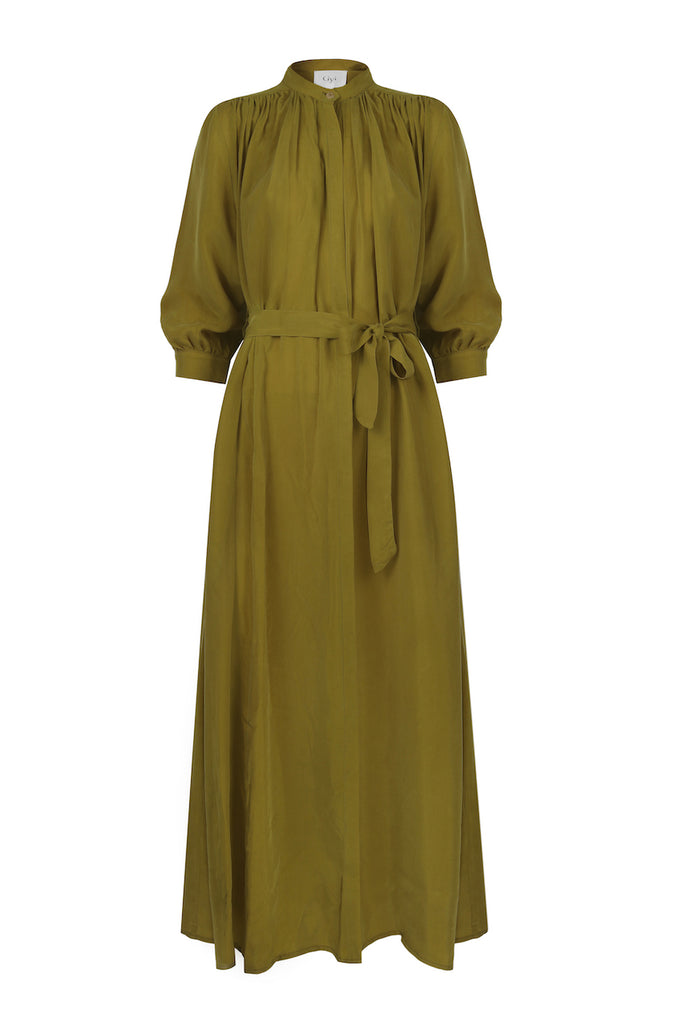 Dress No 4 - Oil Green | Maison Orient
