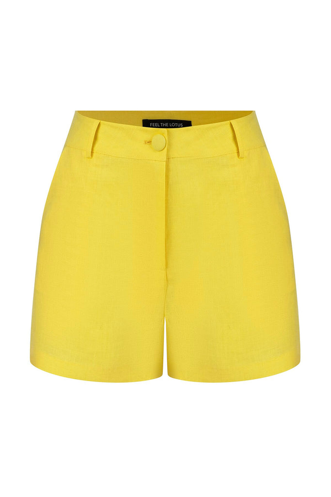 Ivy Yellow Shorts