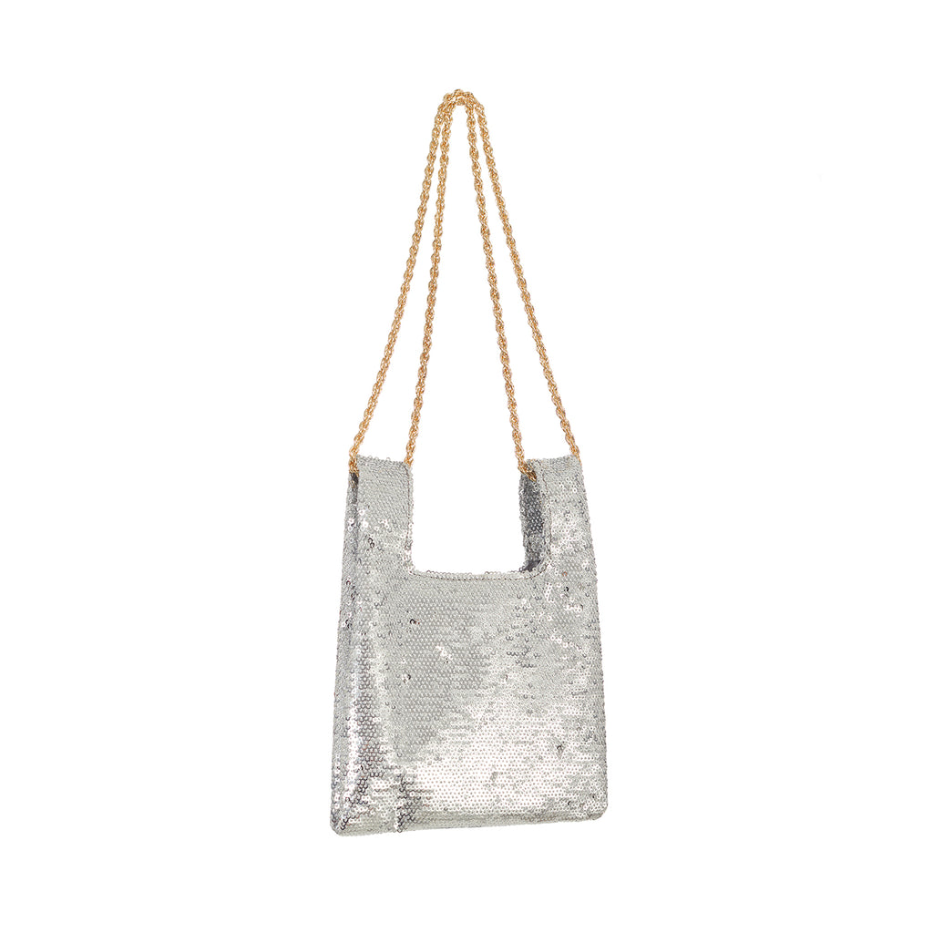 MICRO INES IN SILVER SEQUIN | Maison Orient
