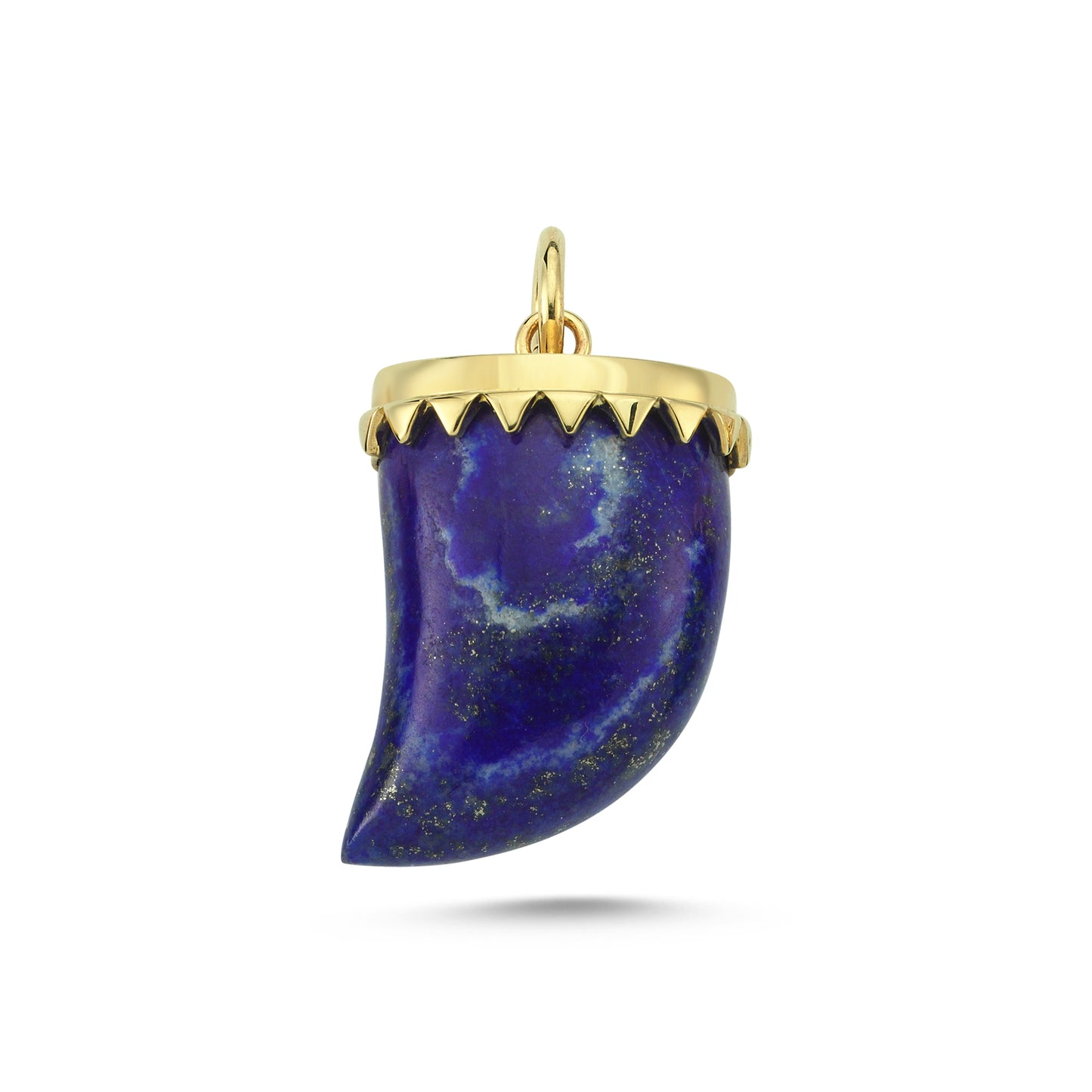 Lapis Shark Fin Charm | Maison Orient