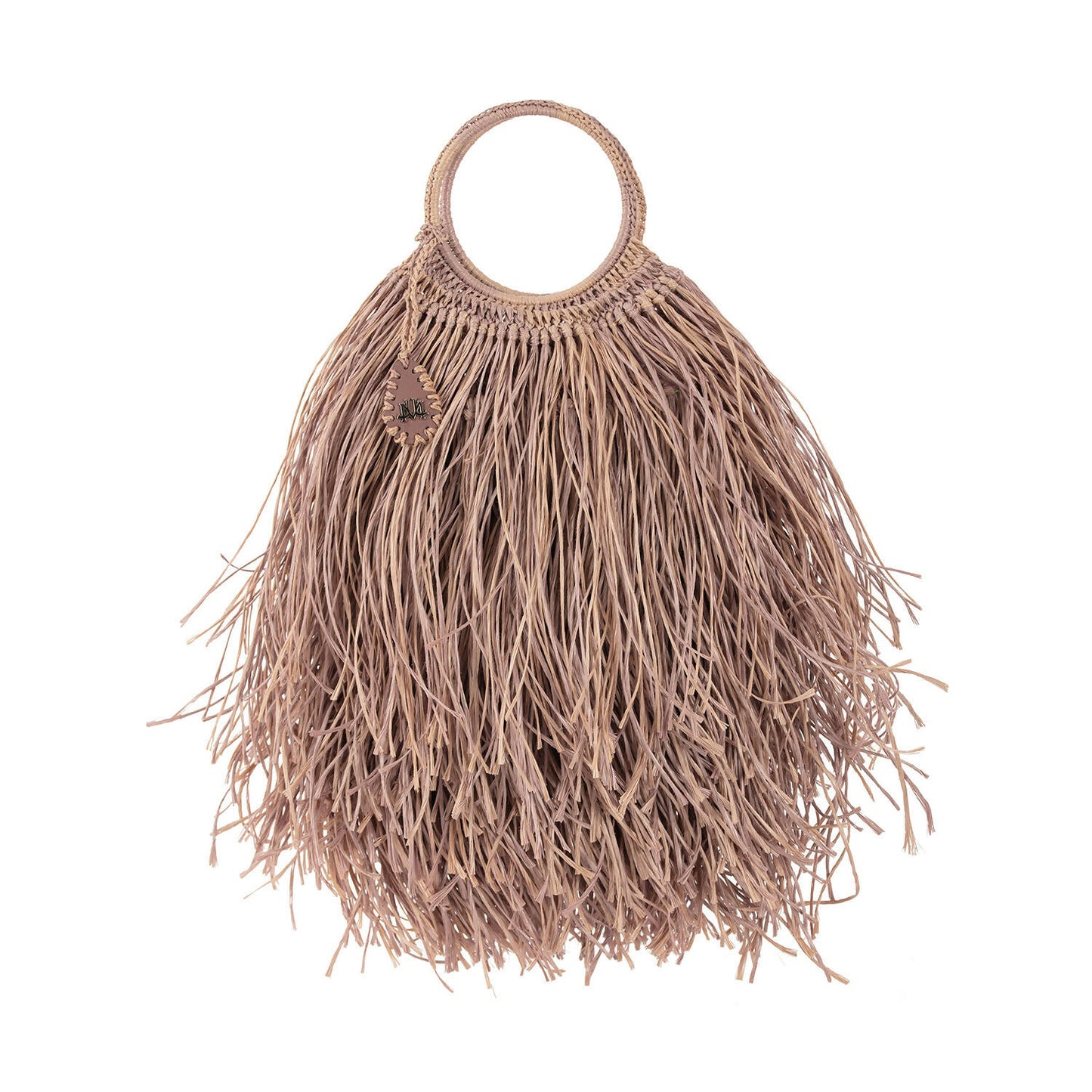 IVY IN NATURAL FRINGE BAG