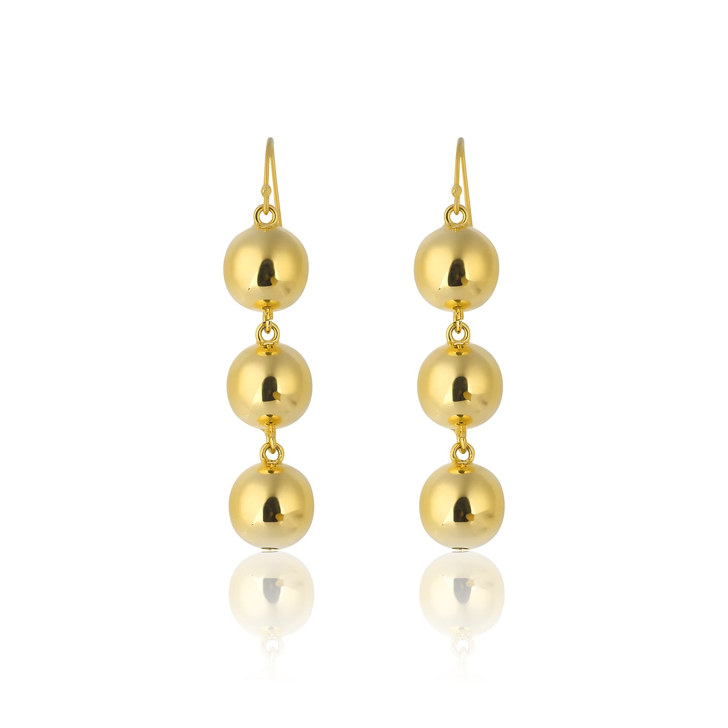 Luna Ball Drop Earrings - Small Size Balls