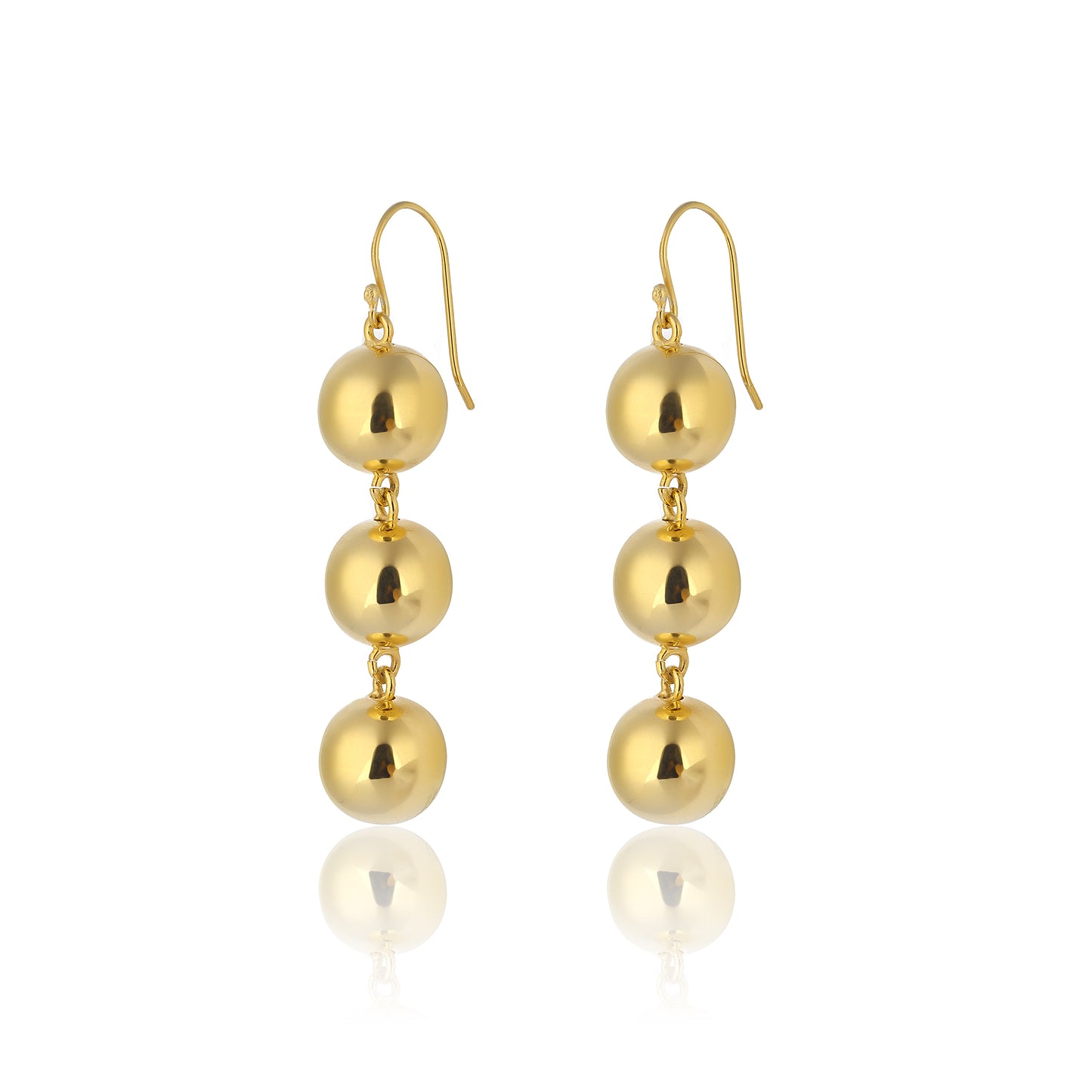 Luna Ball Drop Earrings - Small Size Balls