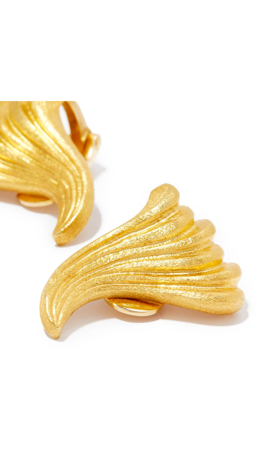 Maramenos & Pateras "Waves" Clip Earrings | Maison Orient