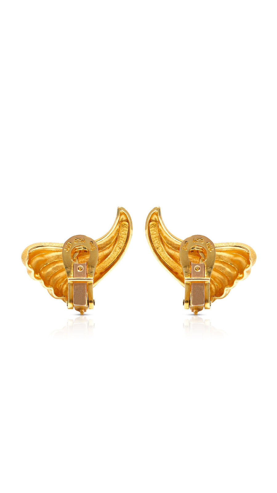 Maramenos & Pateras "Waves" Clip Earrings | Maison Orient