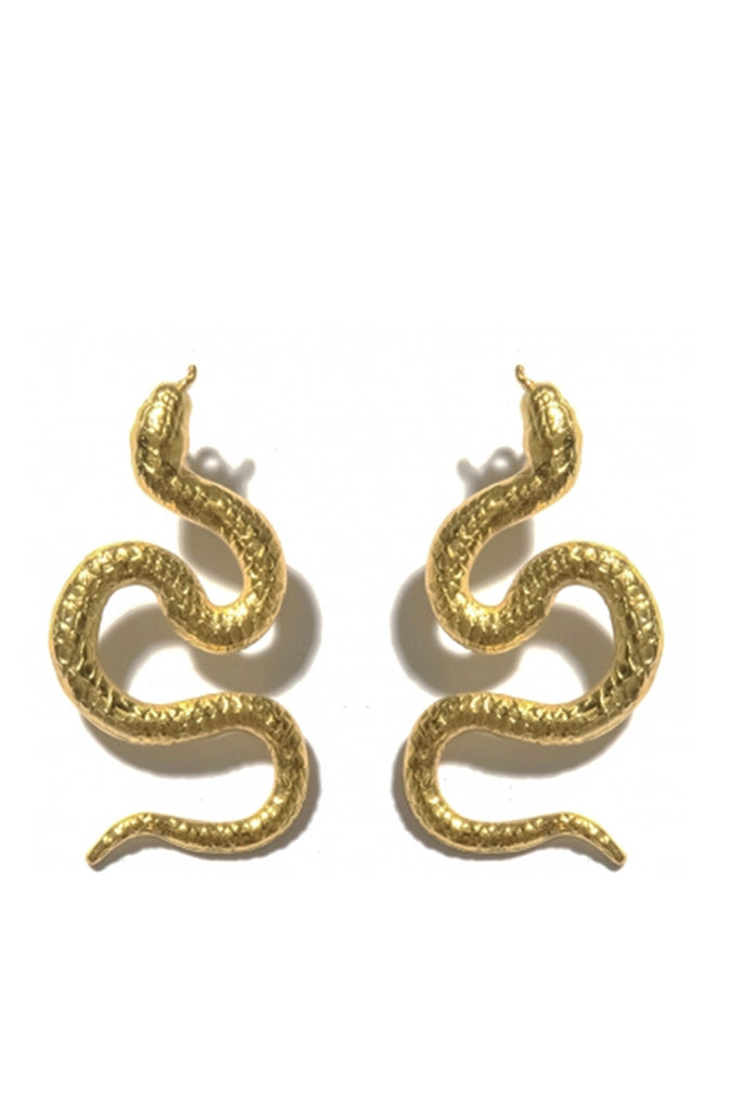 Snake Earrings Small | Maison Orient