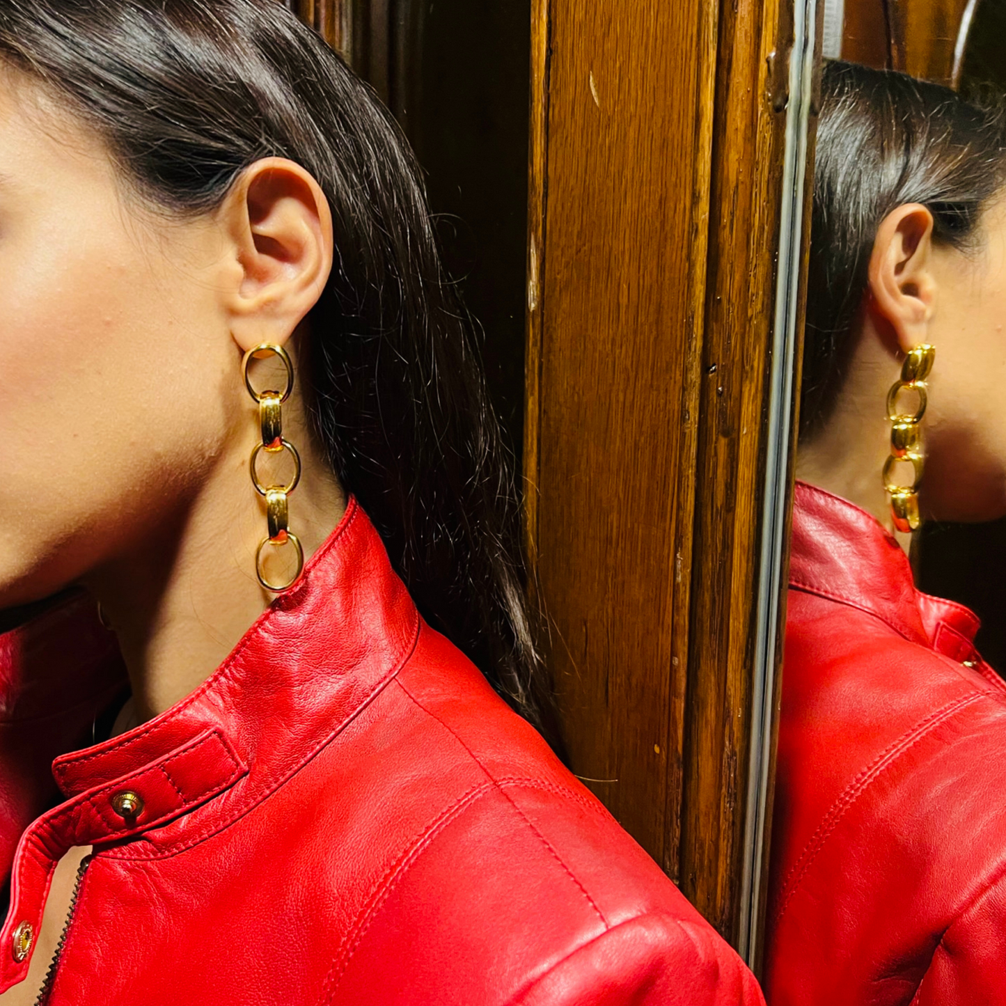 Neith Chain Drop Earrings