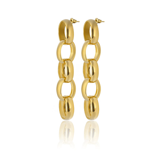 Neith Chain Drop Earrings