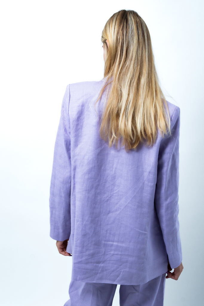 SOFT PEPPER : The Purple Pepper linen suit | Maison Orient