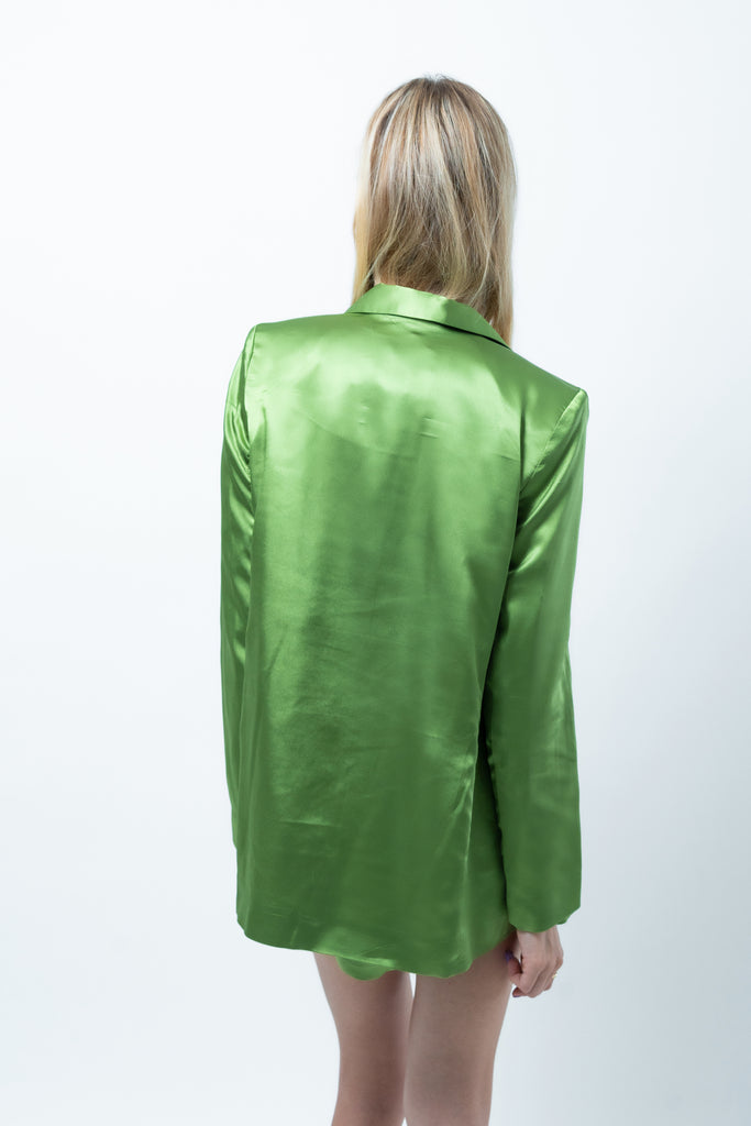 GREEN PEPPER : The shiny green suit | Maison Orient