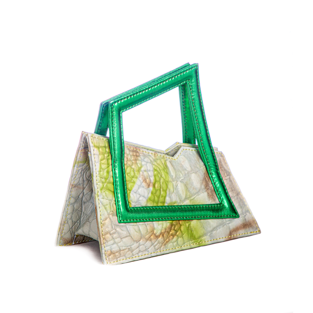 Pistacchio Jari’aa “چــریــئة” Square Top Handle | Maison Orient