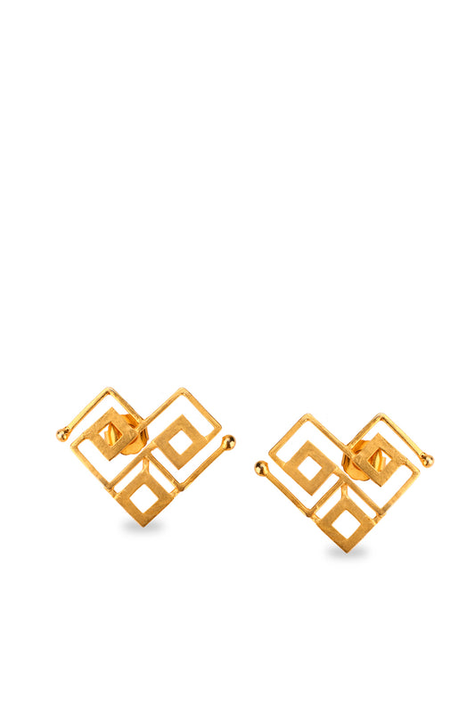 Roma Narsinghani TRIKONA EARRINGS | Maison Orient