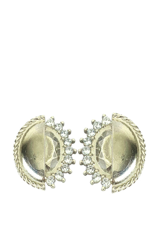 Round Earrings Silver | Maison Orient