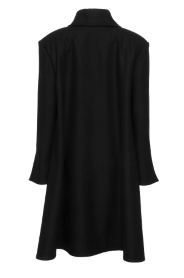Double Asymmetric Breasted Coat | Maison Orient