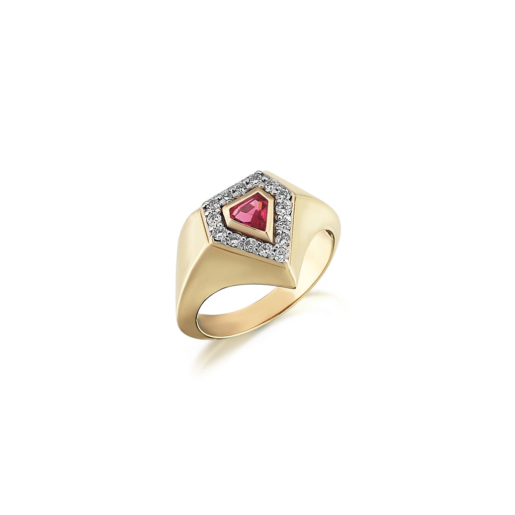 Series Prism Ruby Ring | Maison Orient