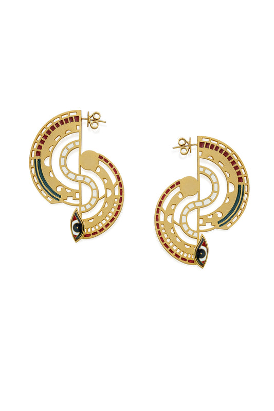 Serpent Earring | Maison Orient