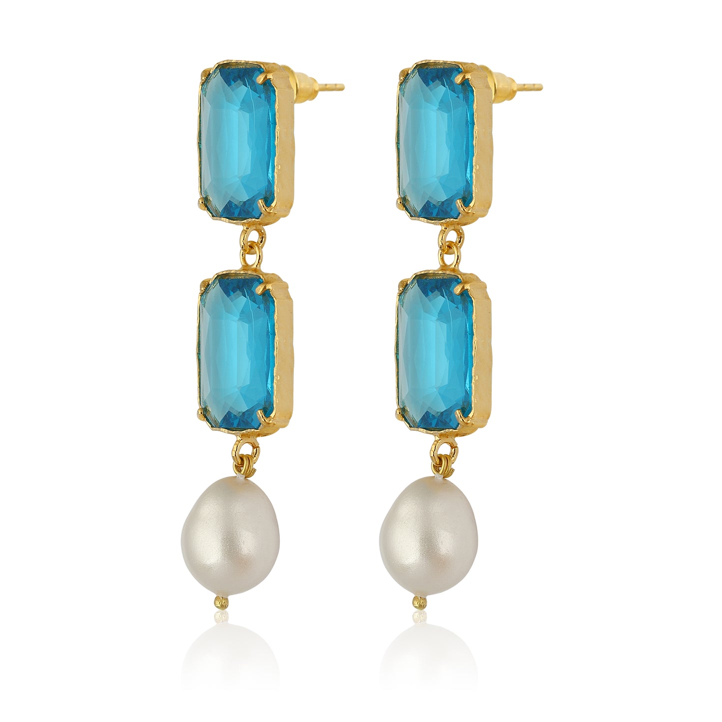 Sloane Earrings - Deep Blue