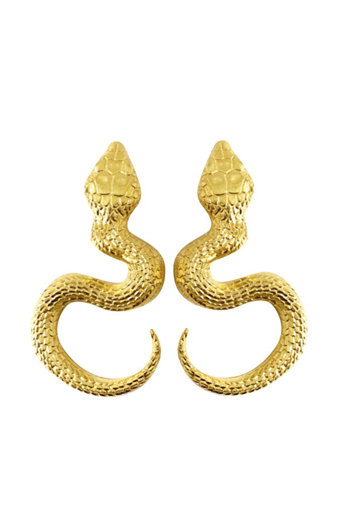 Large Snake Earrings | Maison Orient
