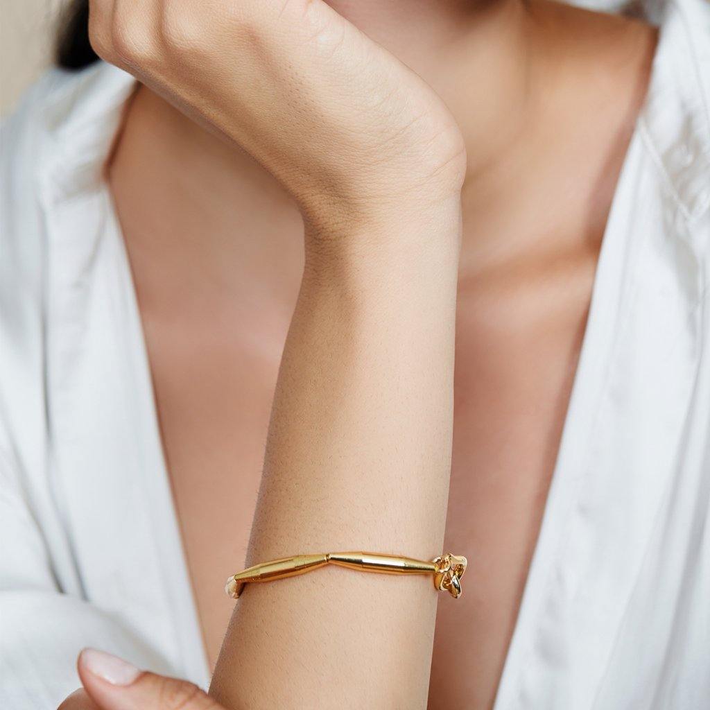 Lumia Maia Single Chain Bracelet In Gold | Maison Orient