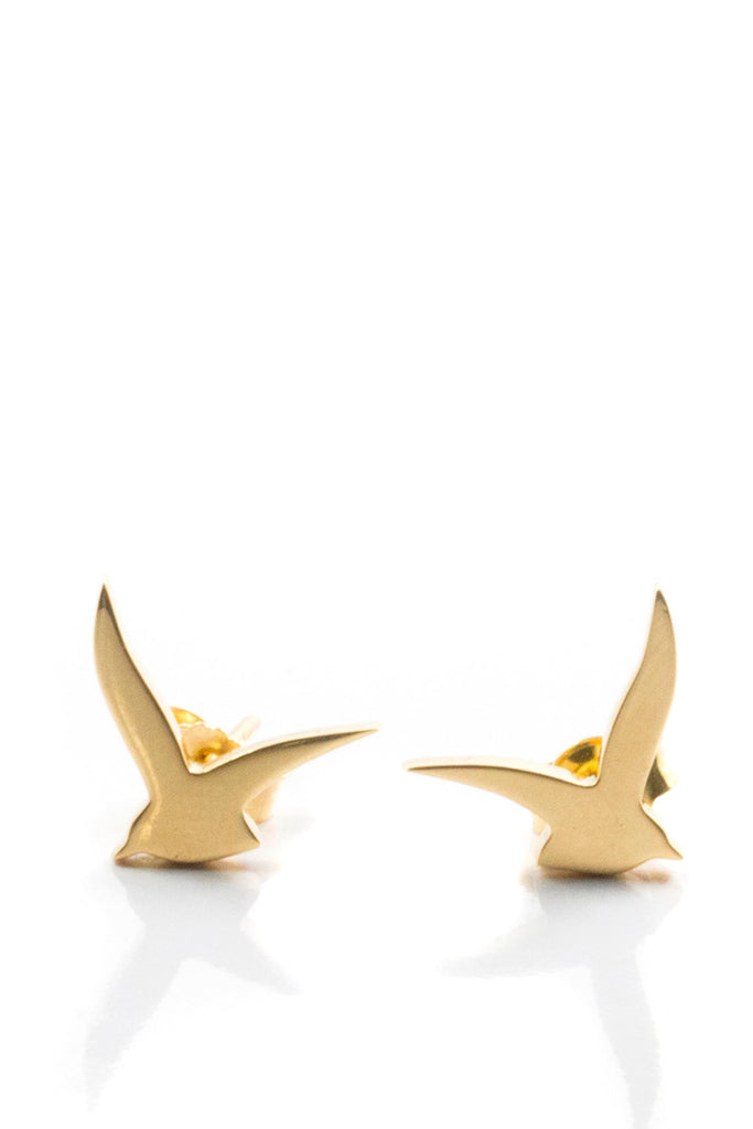 The Usfuur Studs In 18 K Yellow Gold