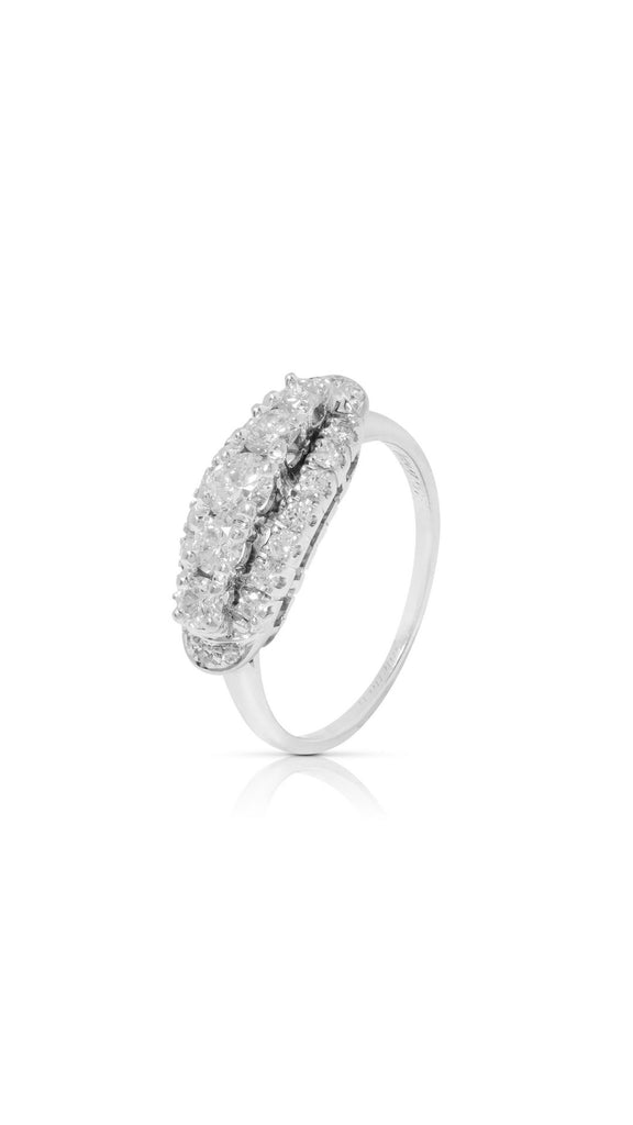 Vintage 18K Diamond Ring | Maison Orient