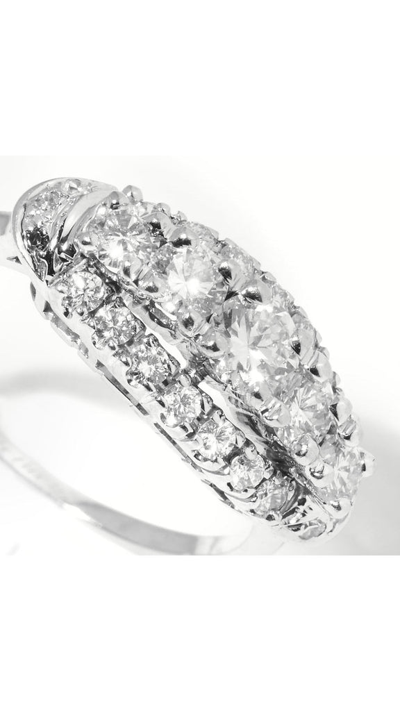 Vintage 18K Diamond Ring | Maison Orient