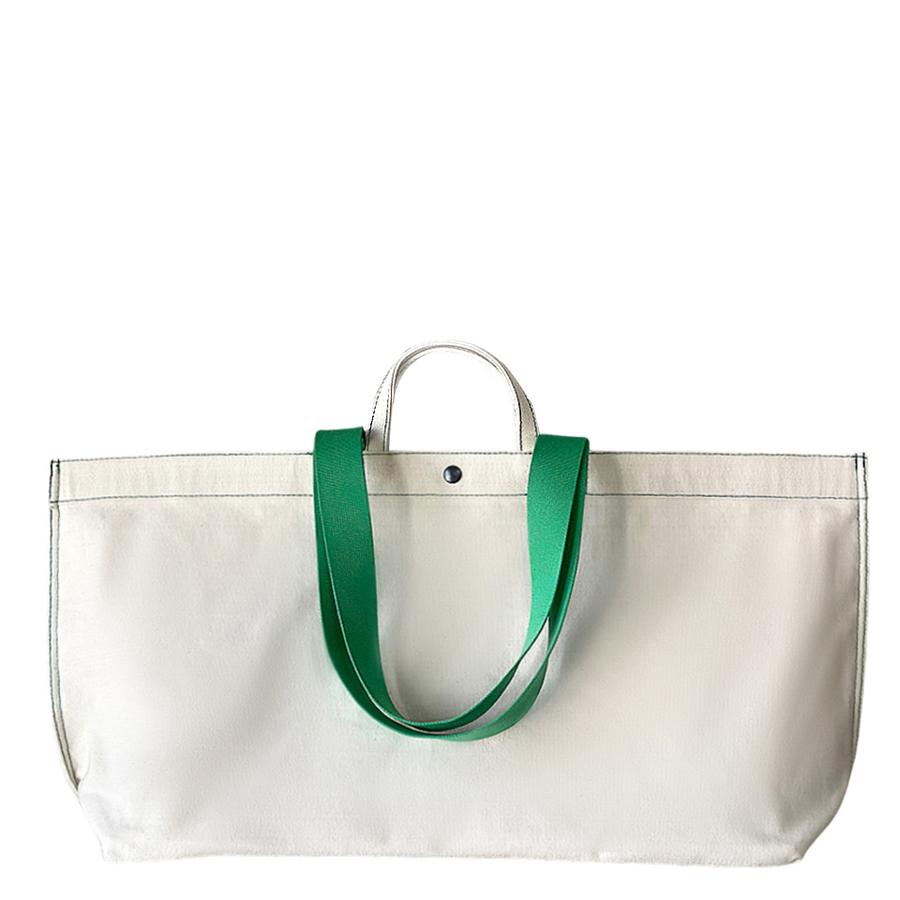 No. 206 Xxlarge Tote Avocado (Reversible) | Maison Orient