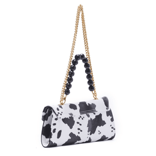 Aliel Black Cow Print Ghalia " غø§لٚø©" - Maison OrientAlielMaison OrientHandbags