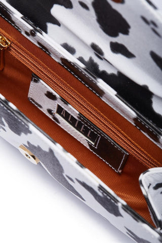 Aliel Black Cow Print Ghalia " غø§لٚø©" - Maison OrientAlielMaison OrientHandbags