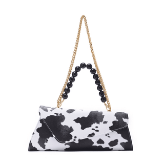 Aliel Black Cow Print Ghalia " غø§لٚø©" - Maison OrientAlielMaison OrientHandbags