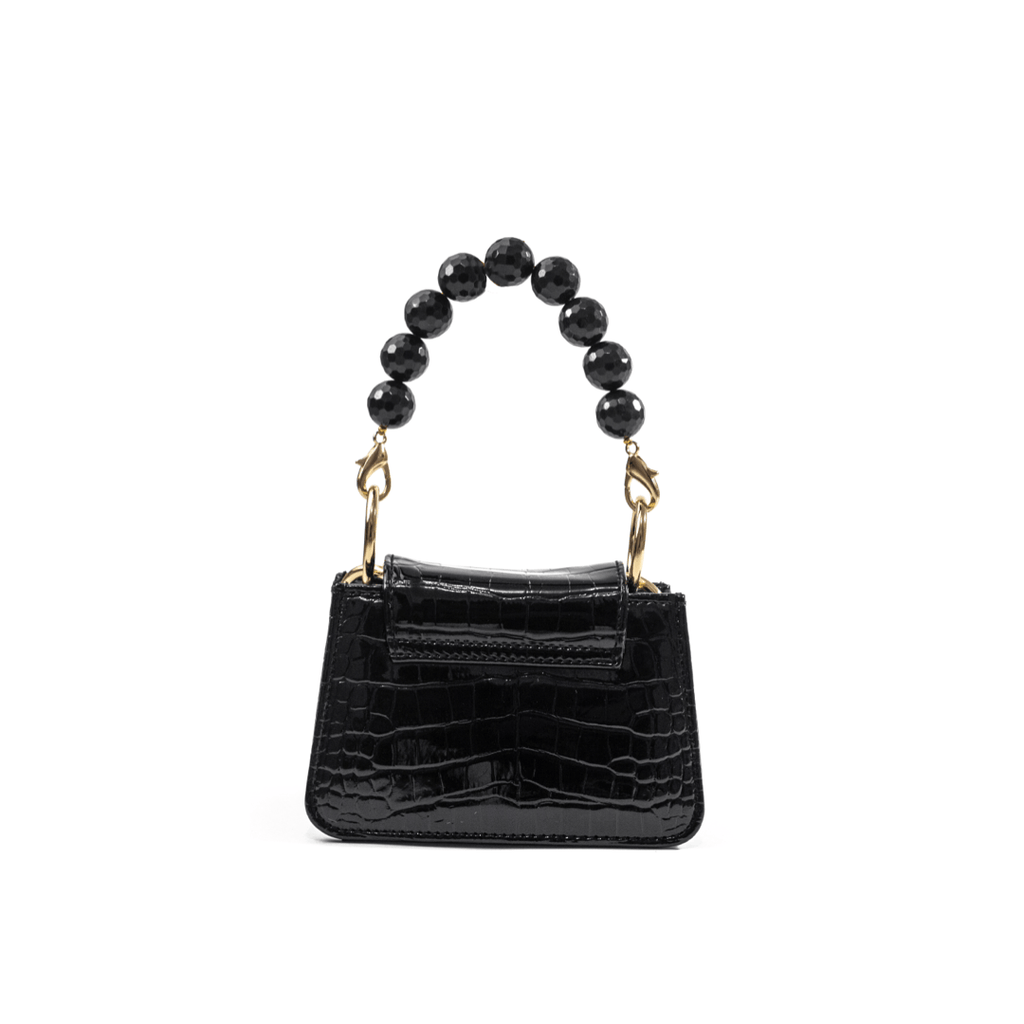 Aliel Black Crocodile Horra - Maison OrientAlielMaison OrientMini Bags