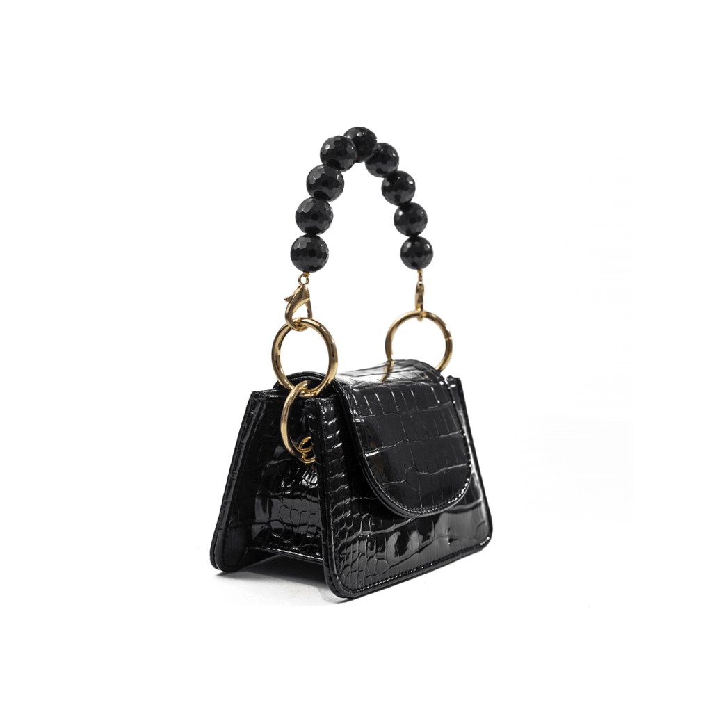 Aliel Black Crocodile Horra - Maison OrientAlielMaison OrientMini Bags