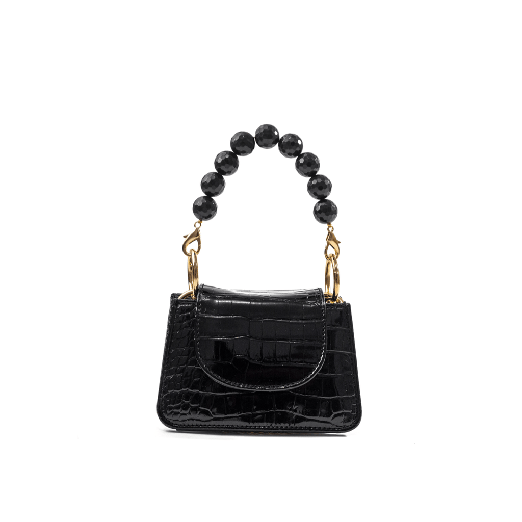 Aliel Black Crocodile Horra - Maison OrientAlielMaison OrientMini Bags